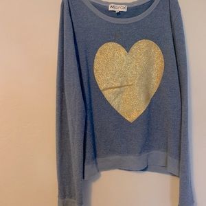 Heart of gold sweater